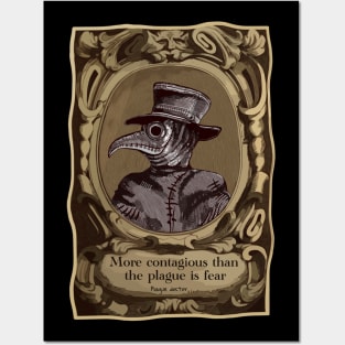 Plague Doctor Fear and contagion Posters and Art